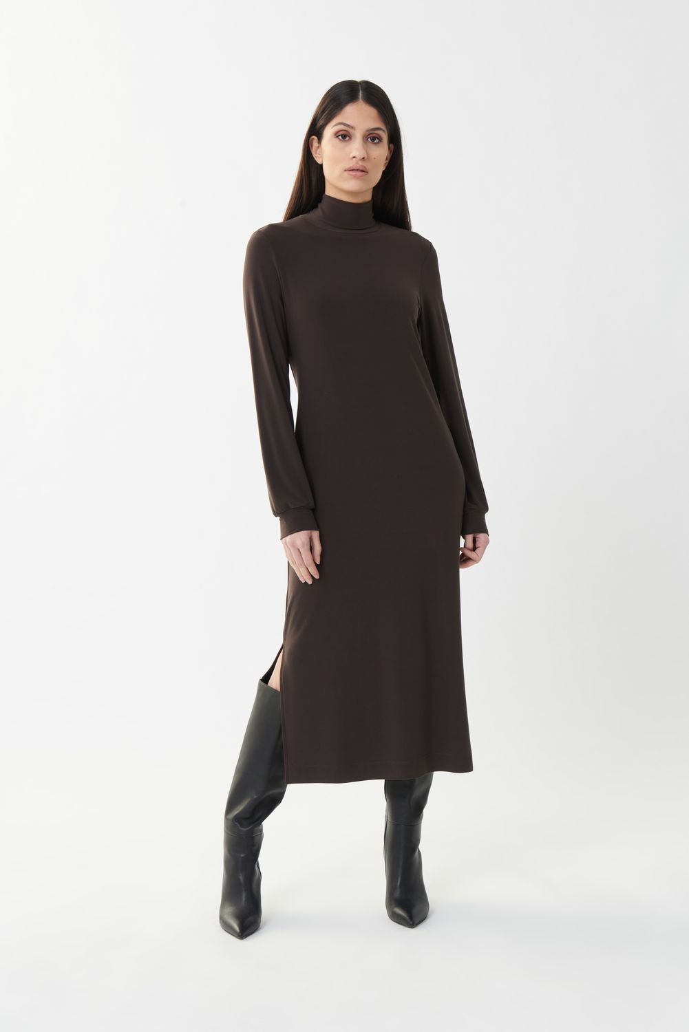Mocha Mock Dress 223311