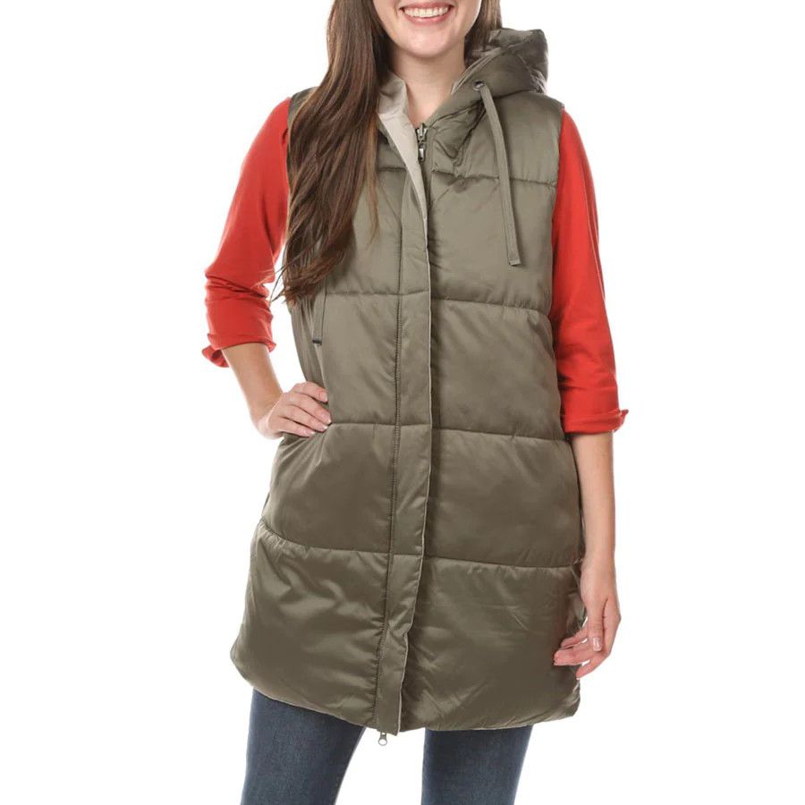Reversible Hooded Puffer Vest 4867O