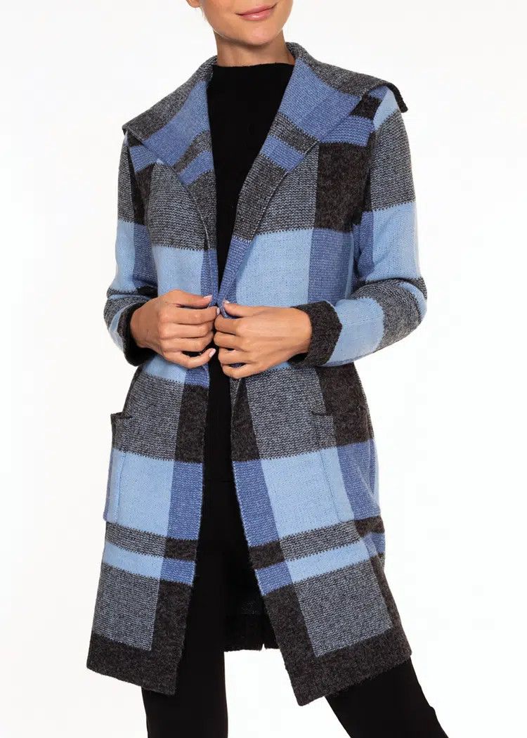 Blue Angora Sweatercoat A40118