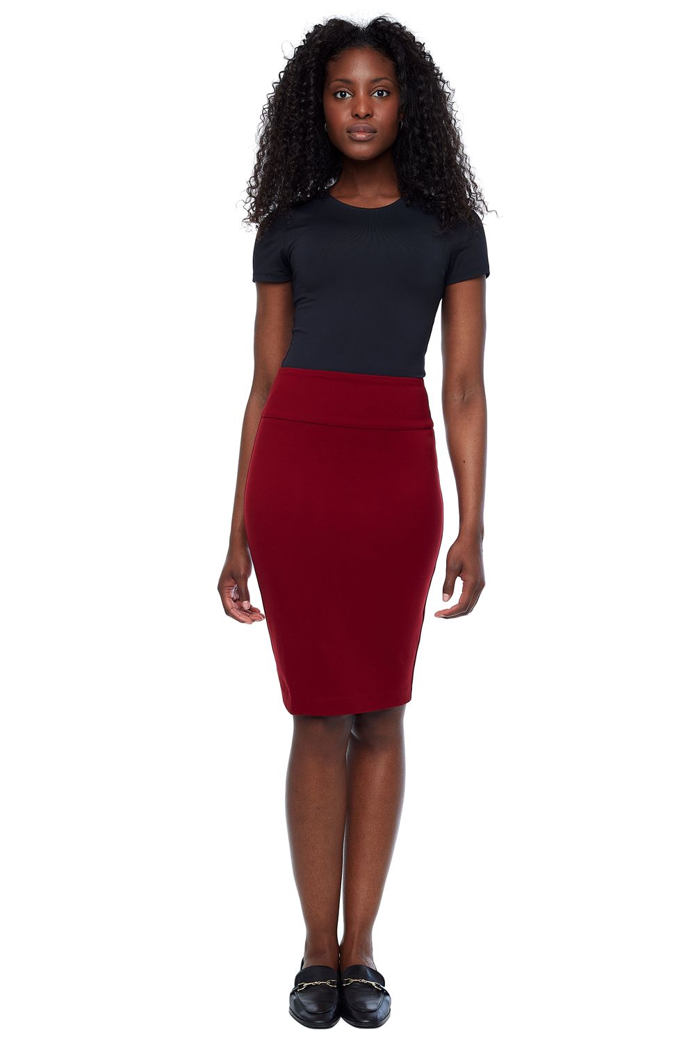 Cabernet Ponte Skirt 70629