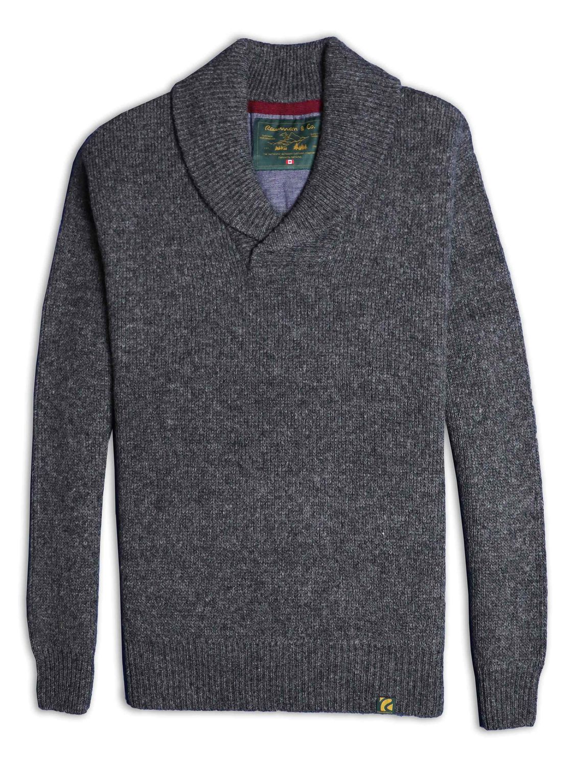 Men's Wool Shawl Sweater 103