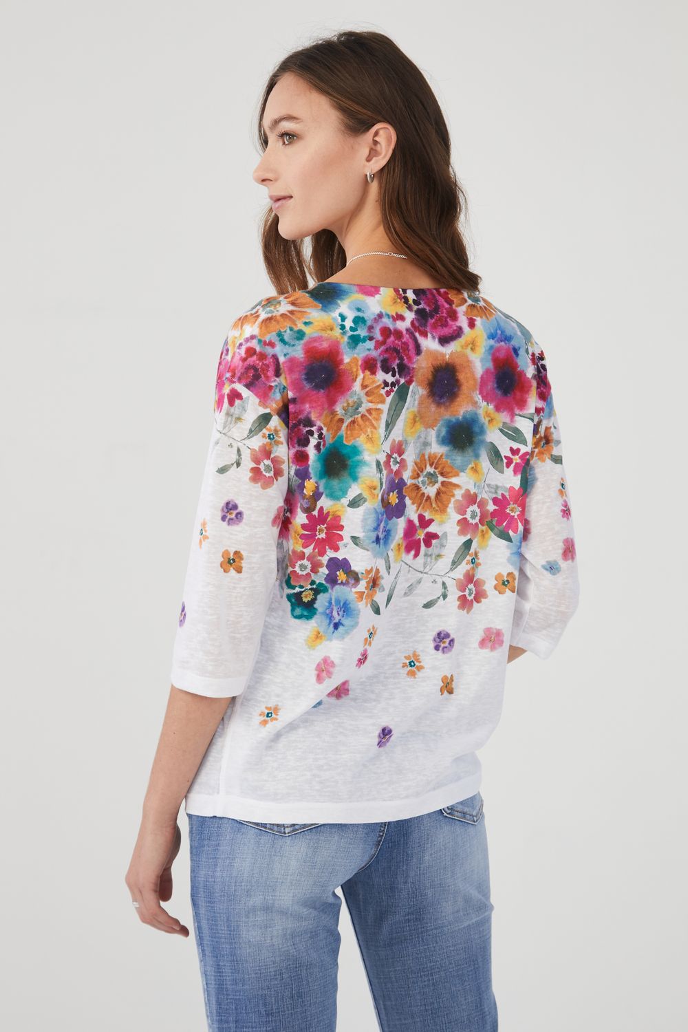 Boatneck Drop Shoulder Top 3019451