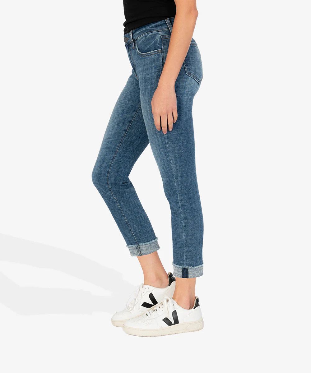 Amy Crop Straight Leg (Imitate Wash)