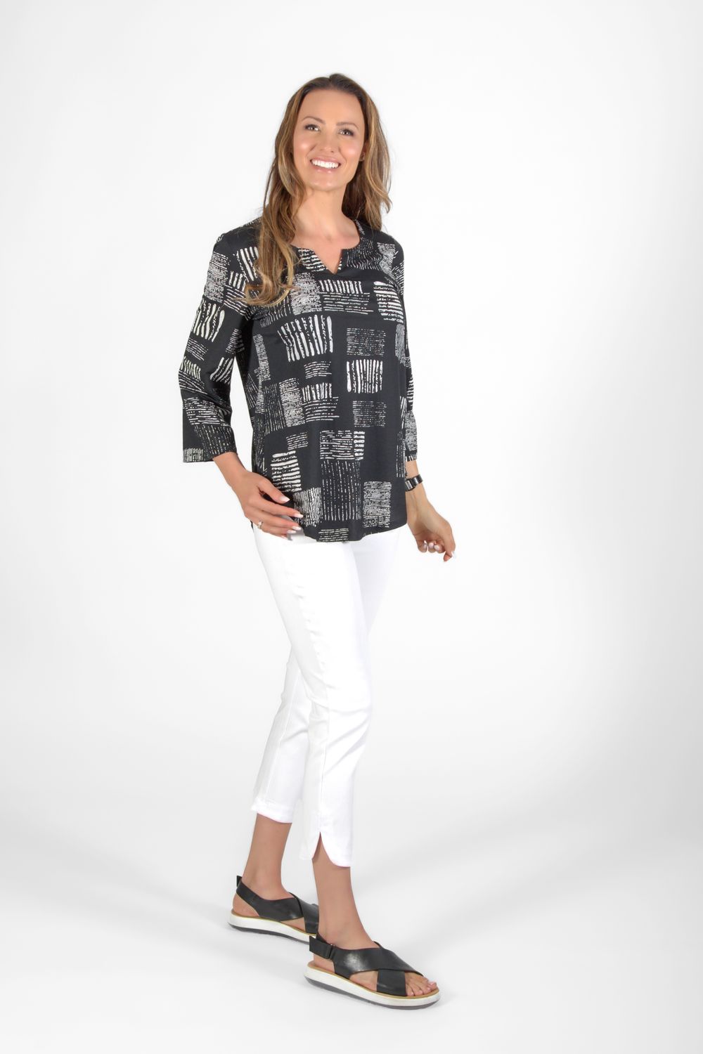 Black/White Tunic 519-4881