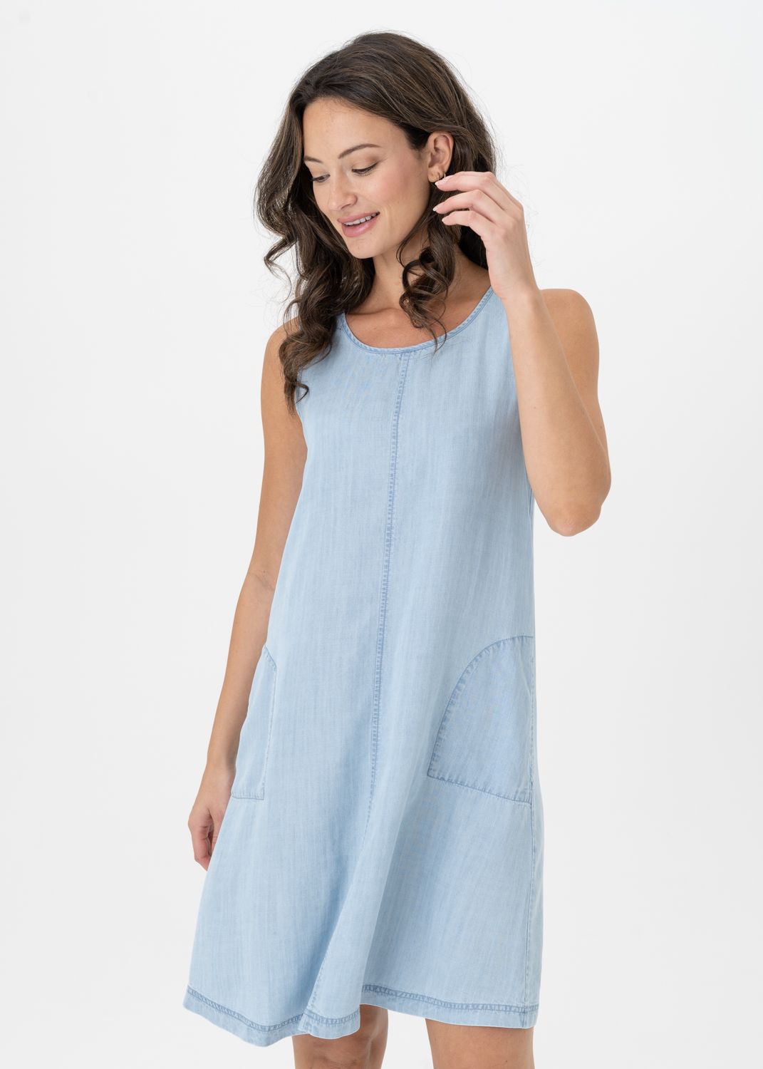 Chambray Dress R4285 E2143