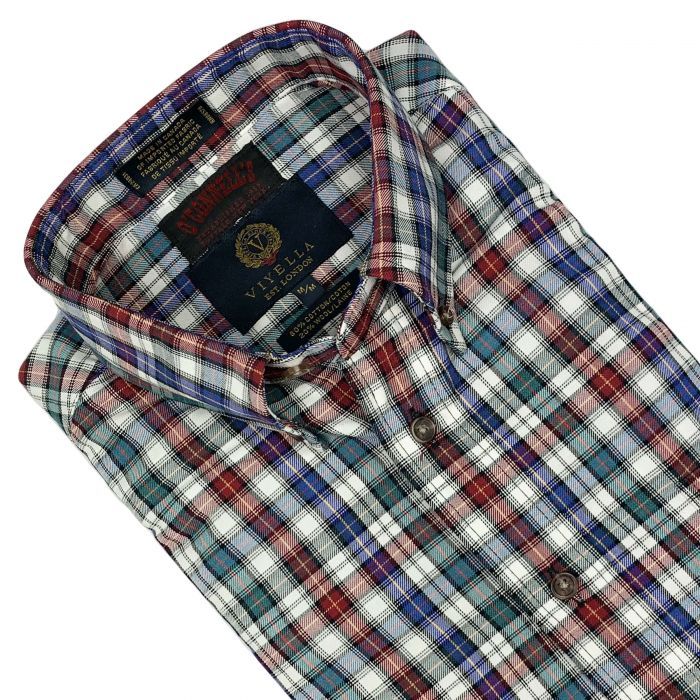 Sport Shirt - Blue, Red, &amp; Teal Plaid 559425