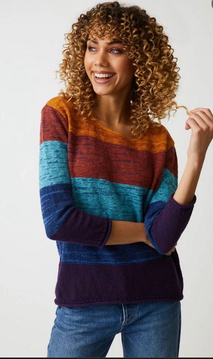 Brice 3/4 Sleeve Sweater 87255