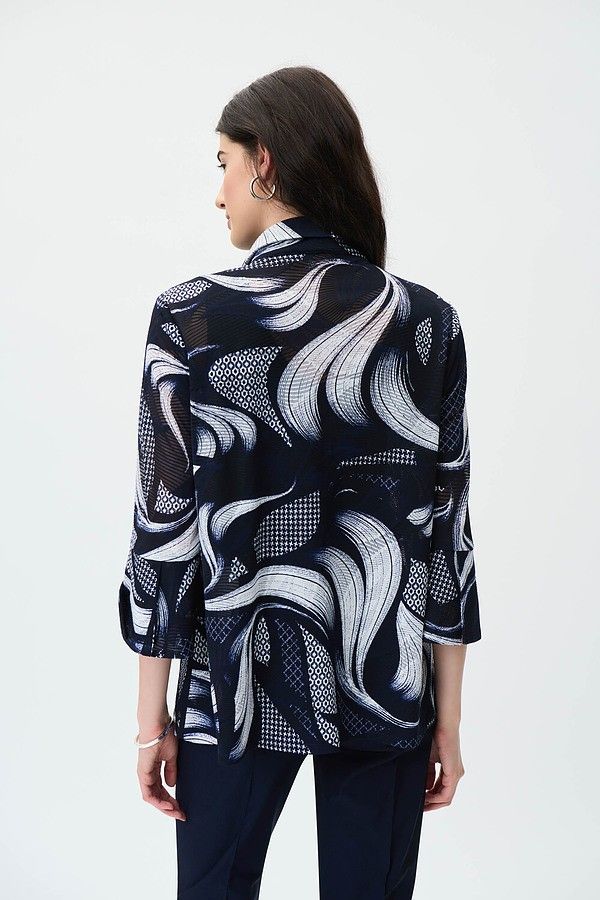 Swirl Print Jacket 231244
