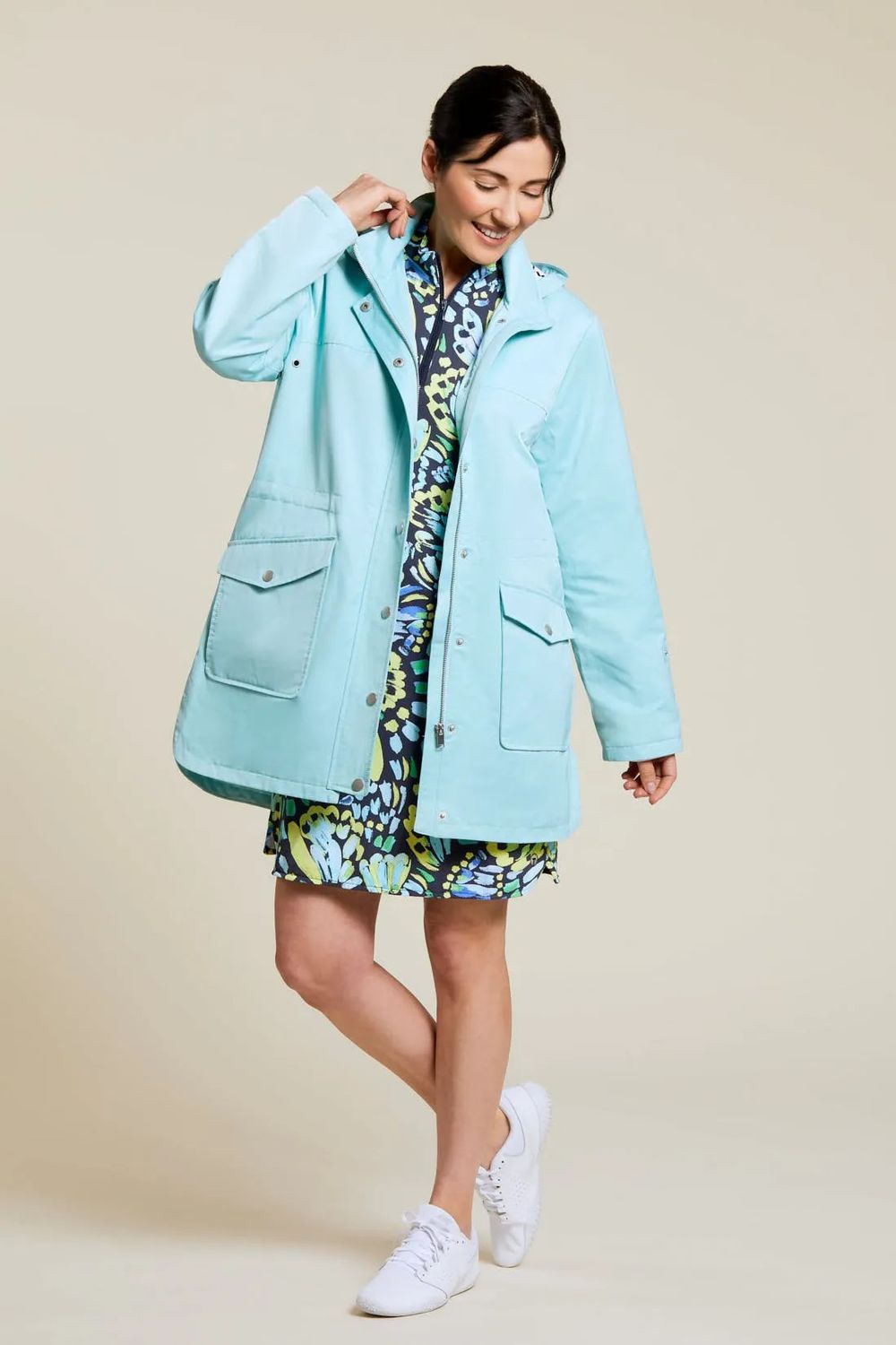 Twill Coat With Removeable Hood 4879O