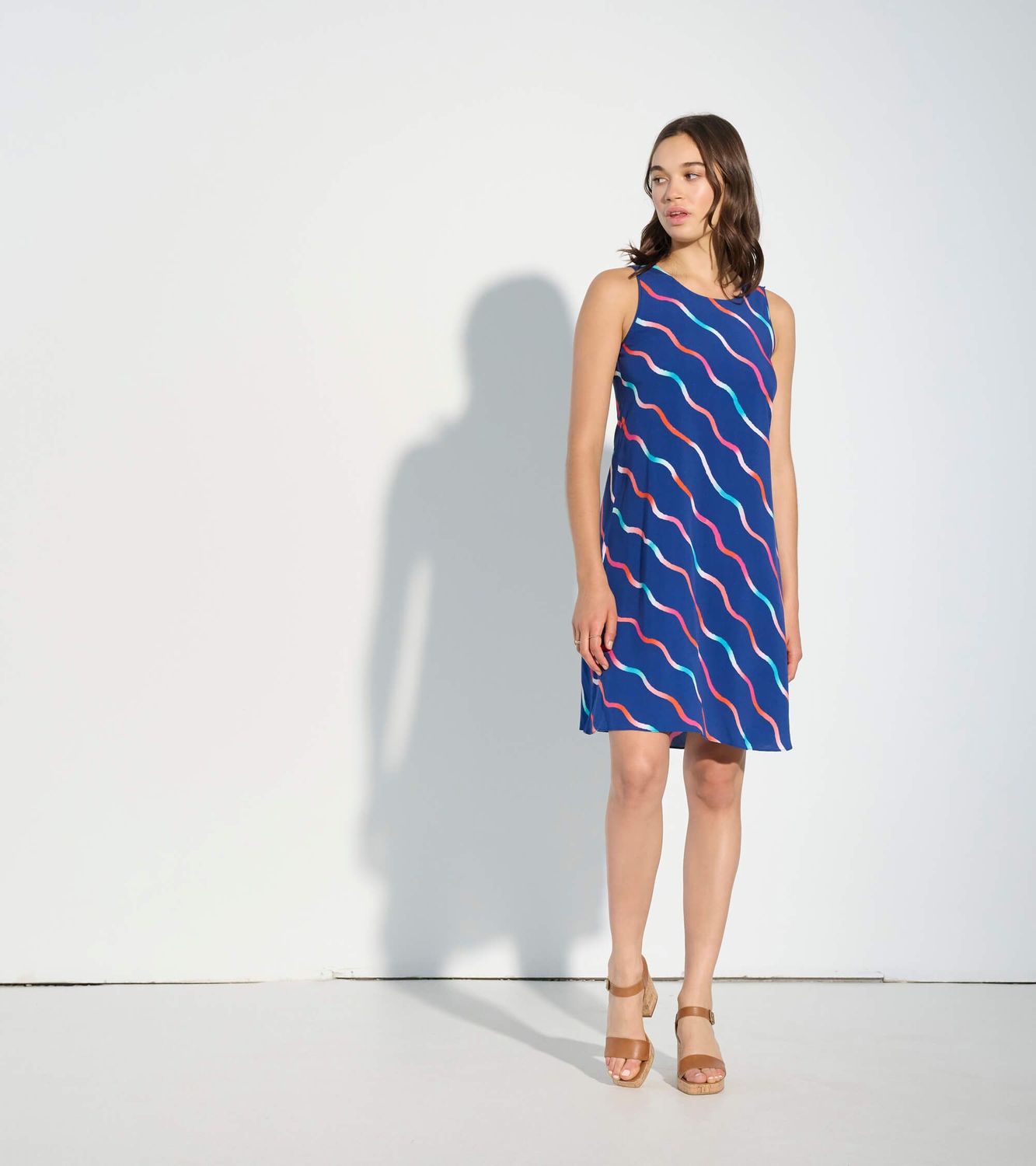 Meghan Dress RWL1282 Rainbow Waves