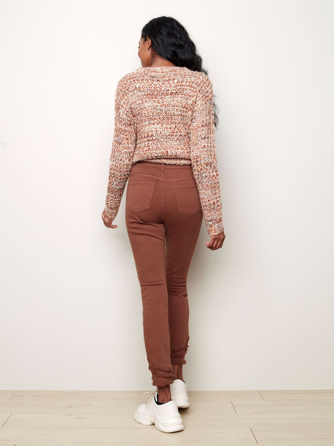 Ripped Hem Jean 5273
