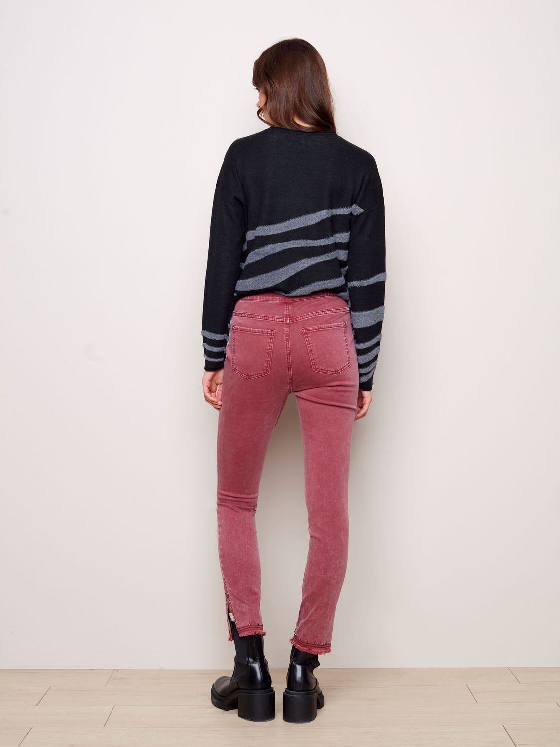 Pull On Pant With Studs 5358