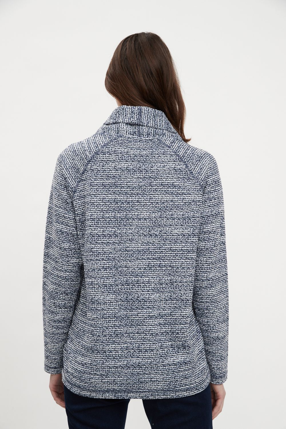 Gathered Collar Long Sleeve 1384982