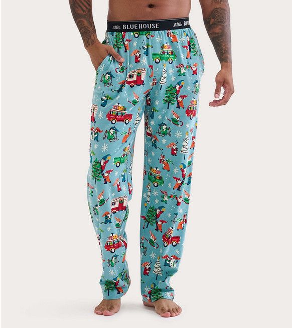 Gnome For The Holidays Men's Jersey Pajama Pants