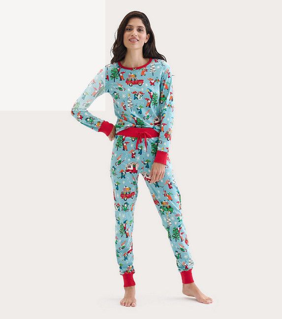 Gnome For The Holidays Women's Jersey Pajama Set