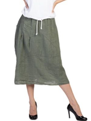 Linen Skirt C4182
