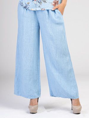 Wide Leg Pant  With Drawstring