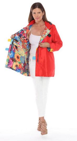 Reversible Rain Coat  J3202-3