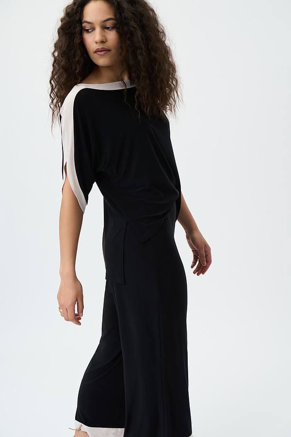 Contrast Jumpsuit 231050
