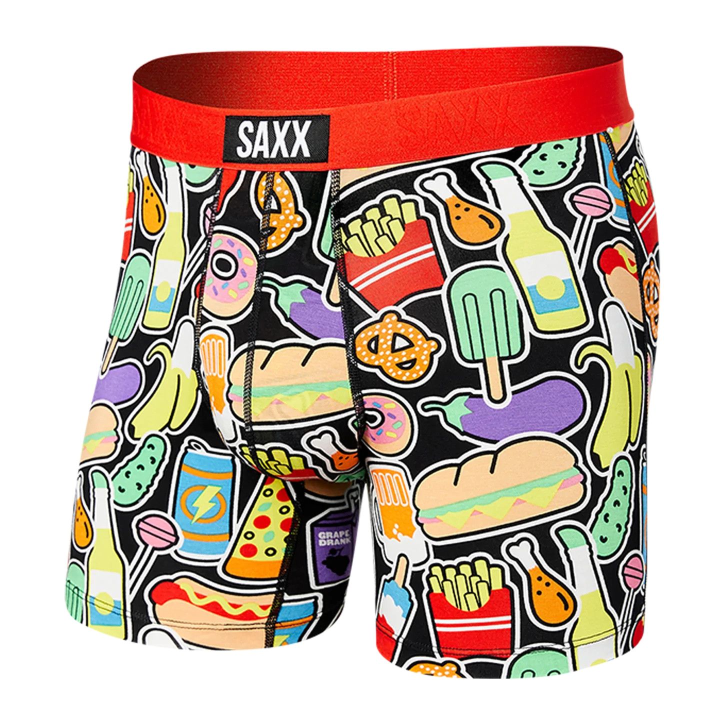 Vibe  Super Soft  Boxer Brief / Sticker Snacks- Multi SSM