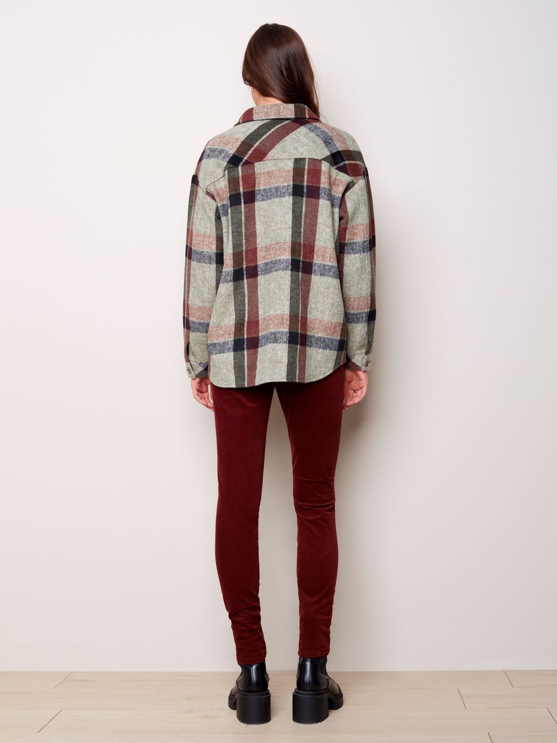 Flannel Shirt Jacket 6228