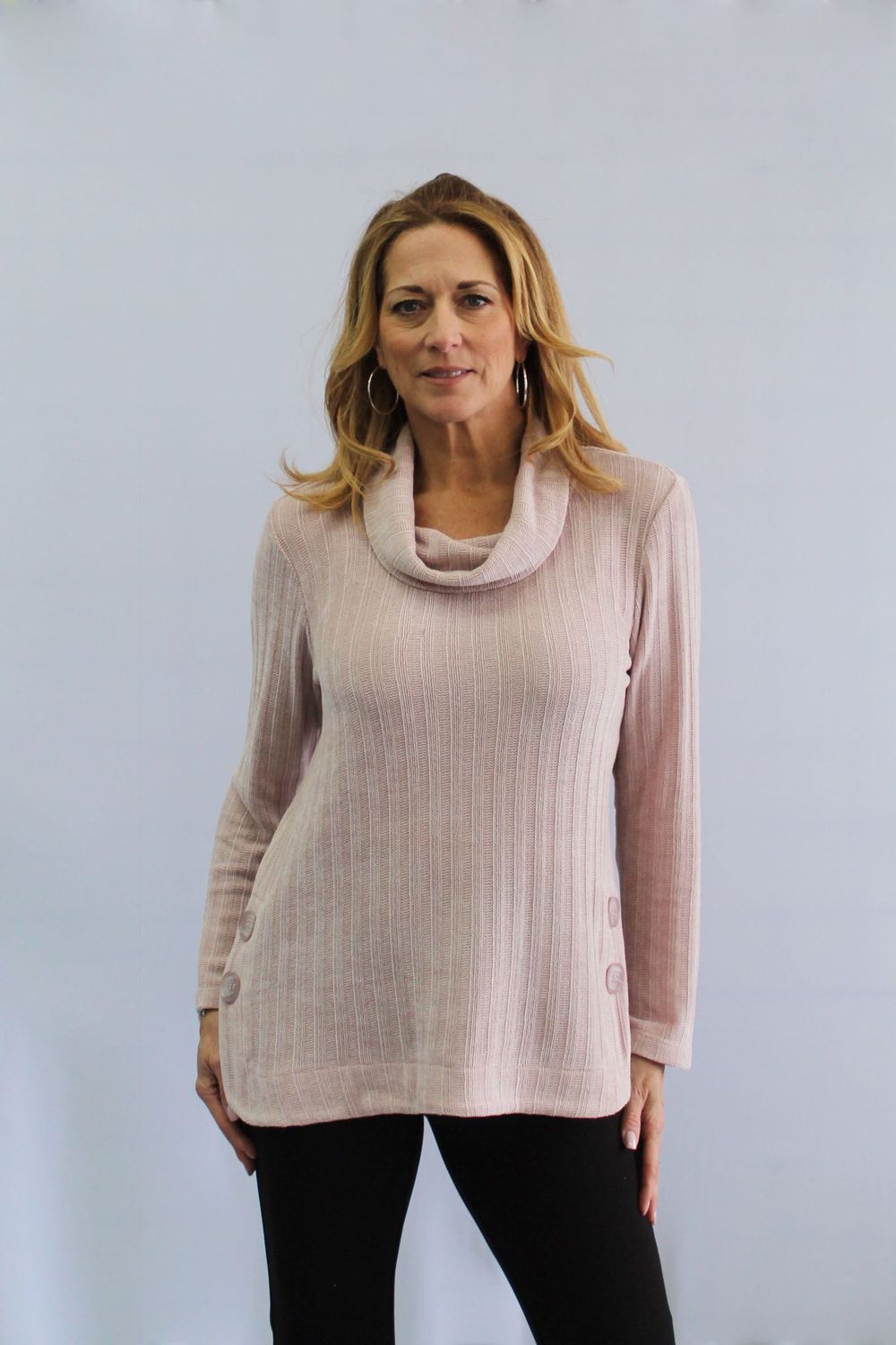 Petite Cowl Neck Top 62622 