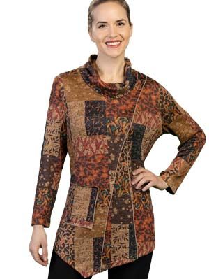 Cowl Neck Tunic V9879