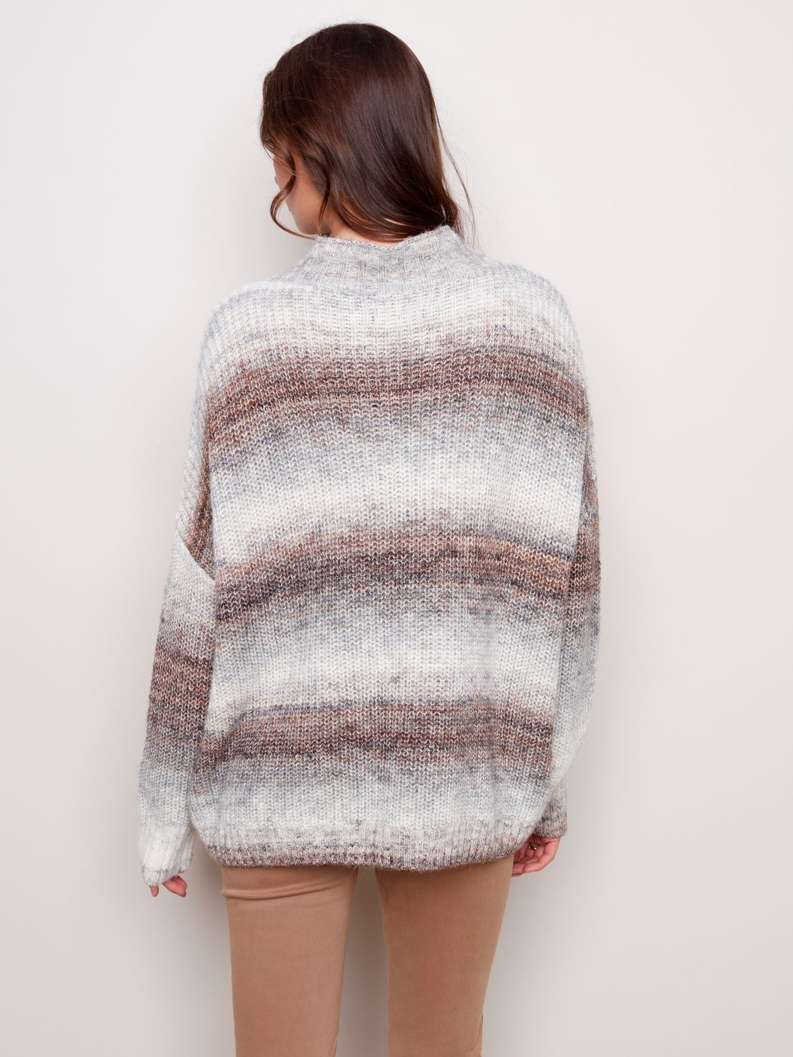 Funnel Neck Sweater C2411