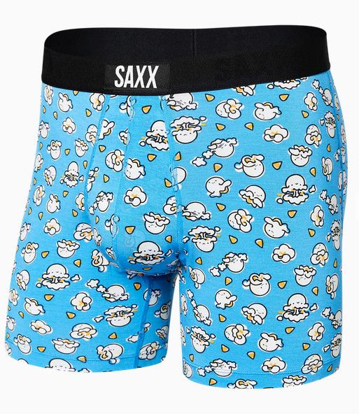 Ultra  Super Soft  Boxer Brief / Poppin'- Blue 