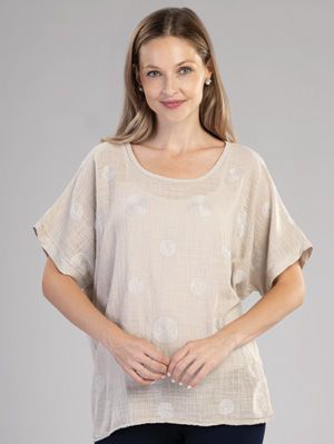 Embroidered Top C4135