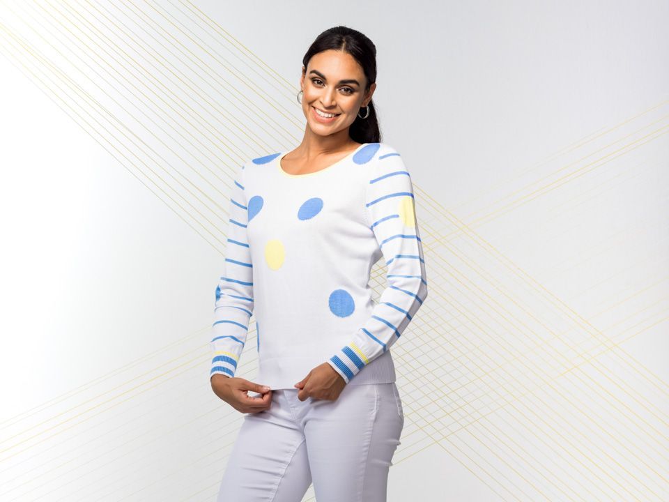 Polka Dot Sweater EW30091