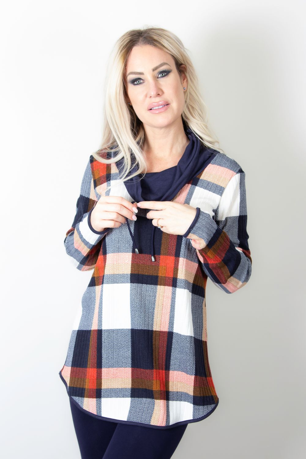 Plaid Tunic 285-4534 (More Colors Available)
