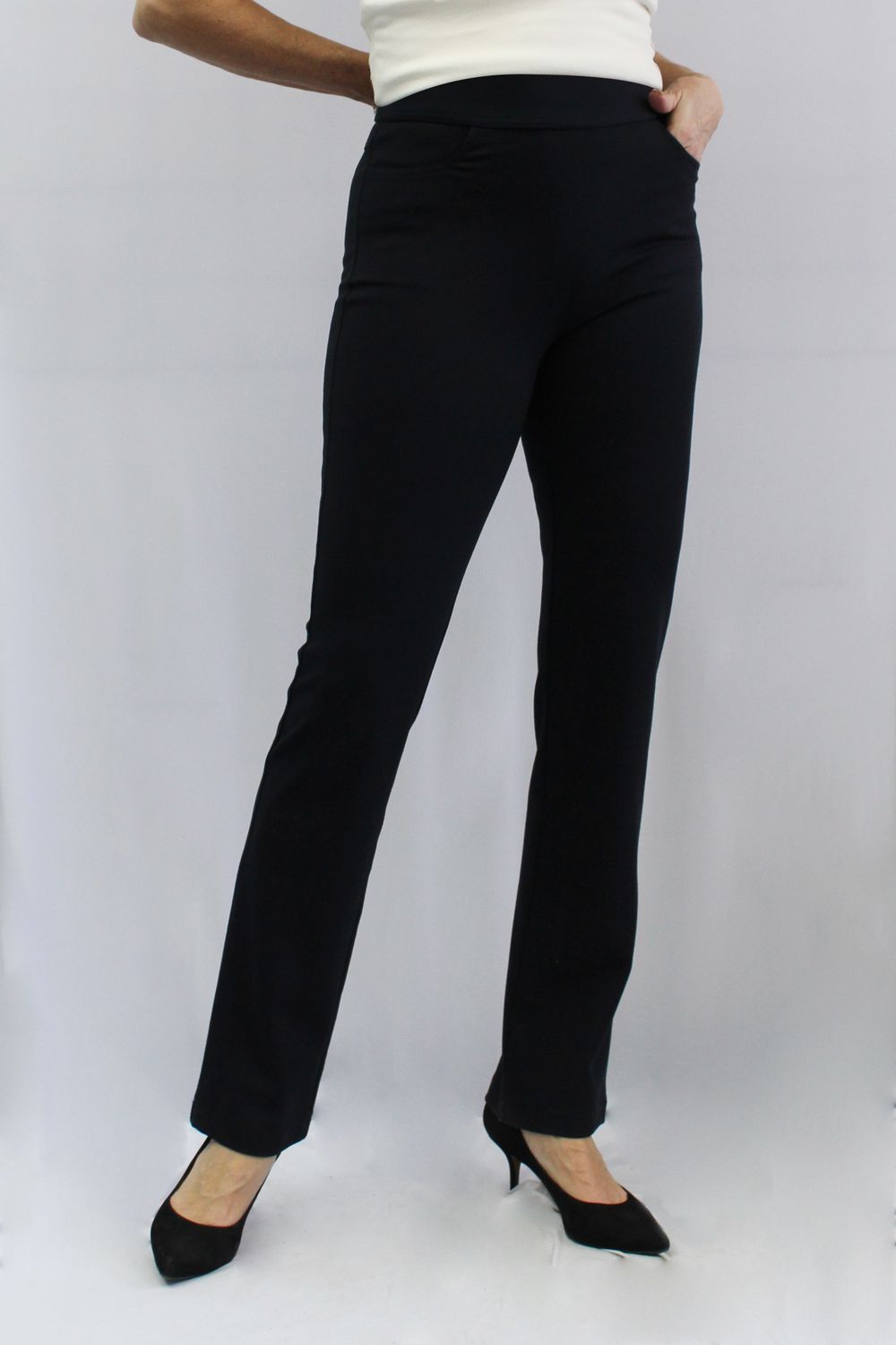 Petite Pull On Pant Navy 75008