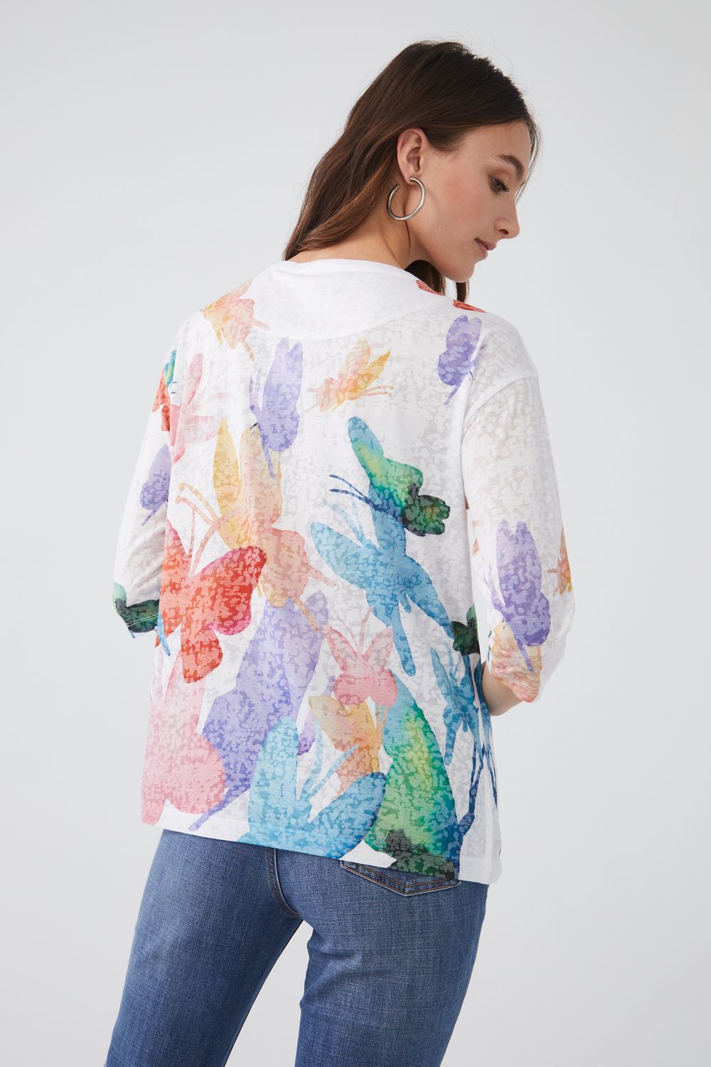 Boatneck Drop Shoulder Top 3855844
