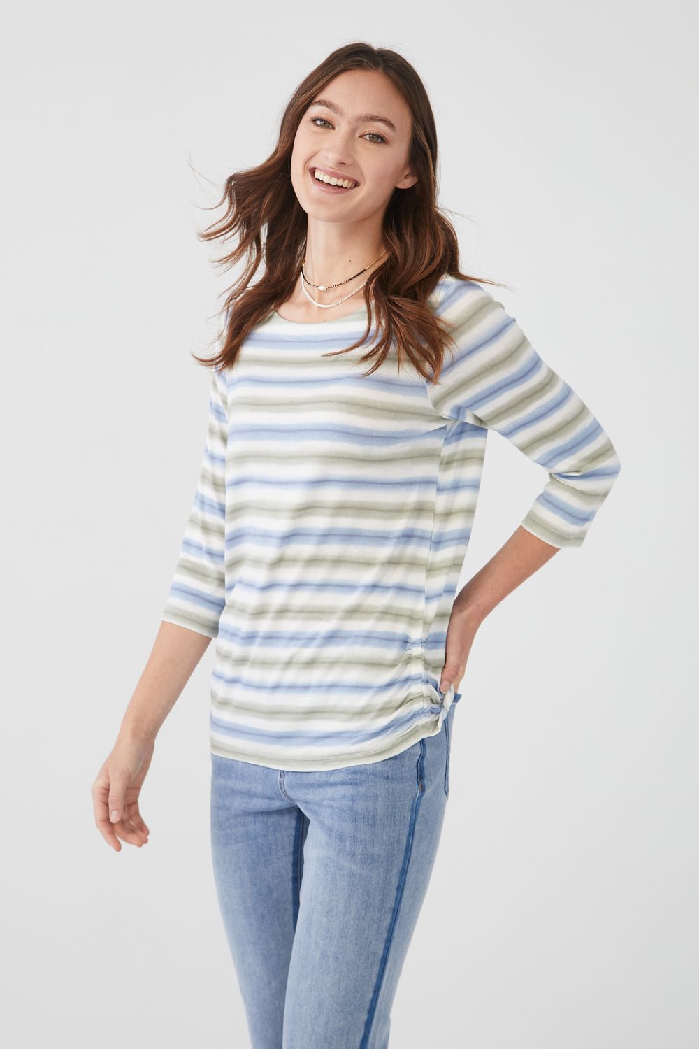 Ruched Side Top 3968756