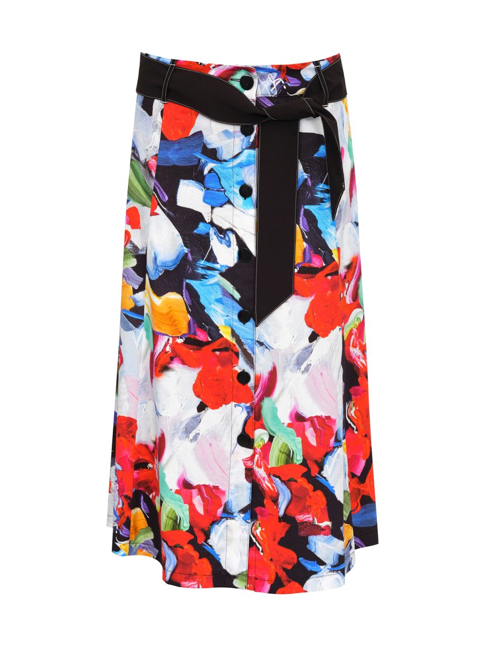 Woven Skirt 23615, Color: Floral, Size: S