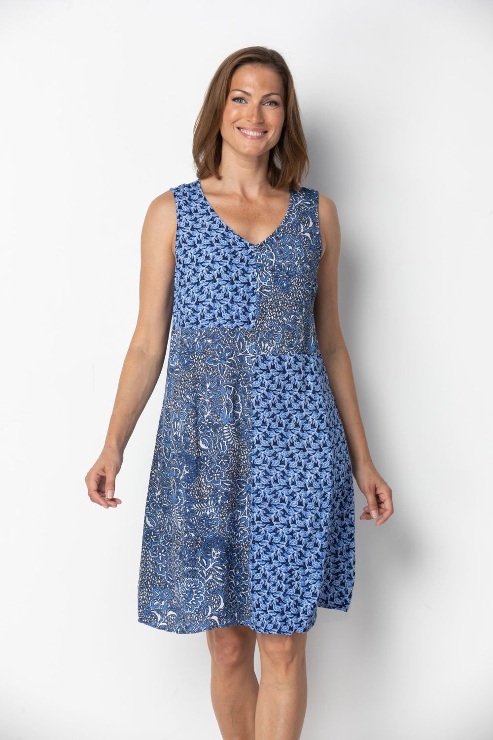 Mixed Pocket Dress H34480