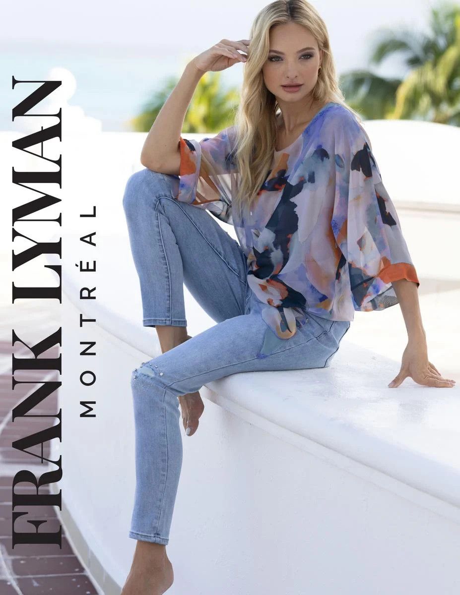 Purple/Multi Woven Top 231471