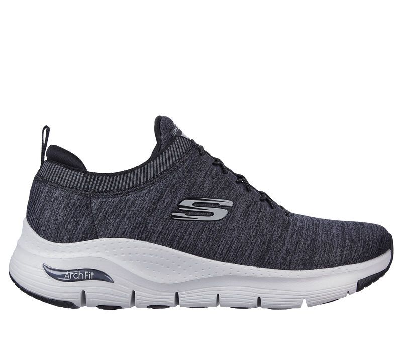 Arch Fit Waveport 232301, Color: Black/Grey, Size: 8