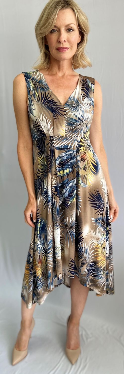 Dress 77245, Color: Tan, Size: S