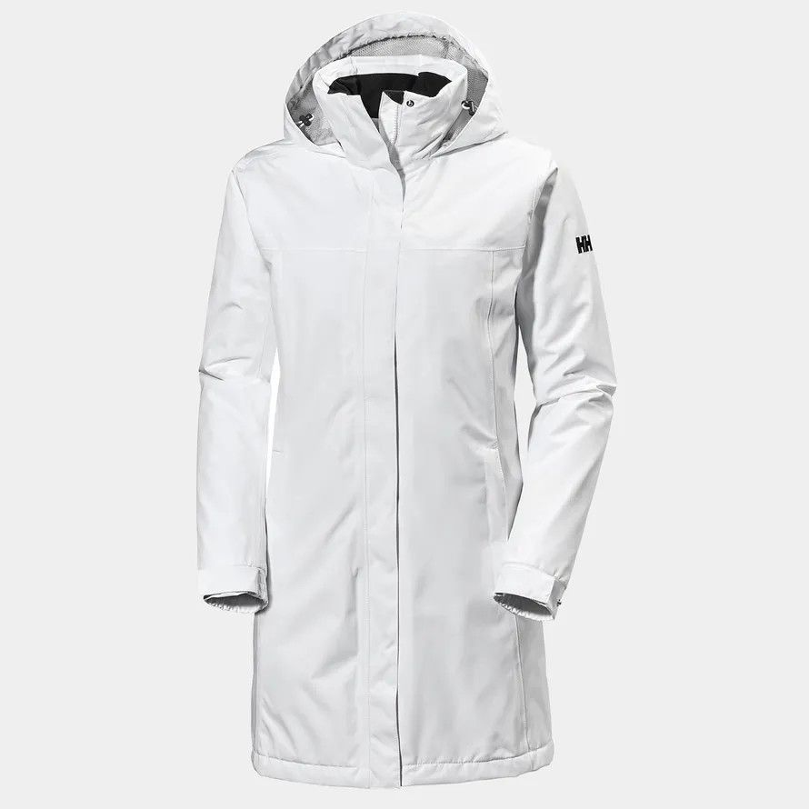 Women's Aden Insulated Rain Coat 62649-001, Color: White, Size: XS