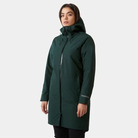 Women’s Aspire Insulated Raincoat 53517-495, Color: Darkest Spruce, Size: S