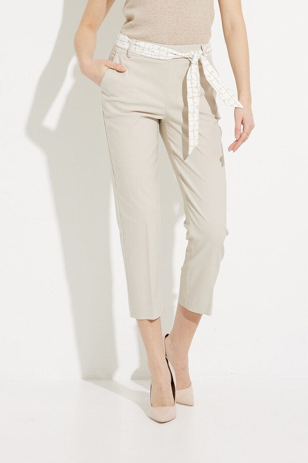 Belted &amp; Cropped Style Pant 232021