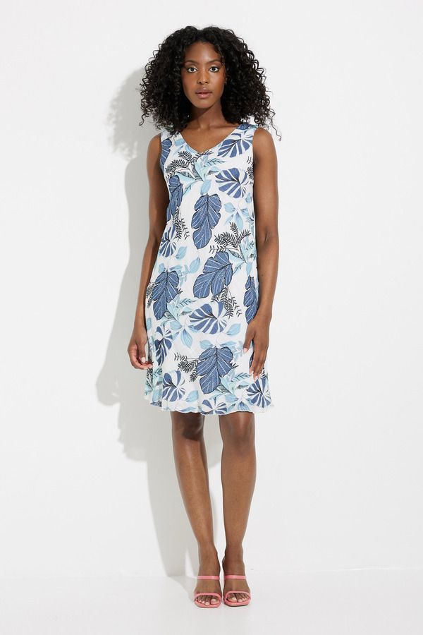 V Neck Dress Flare Cotton Dress C3130ZD