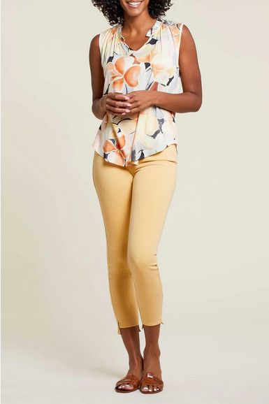 Sleeveless Blouse With Frill Detail 4442O