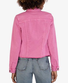Kara Denim Jacket (Rosy Pink)