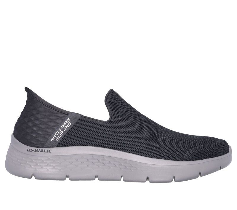 Slip-ins: GO WALK Flex 216491, Color: Dark Grey, Size: 8