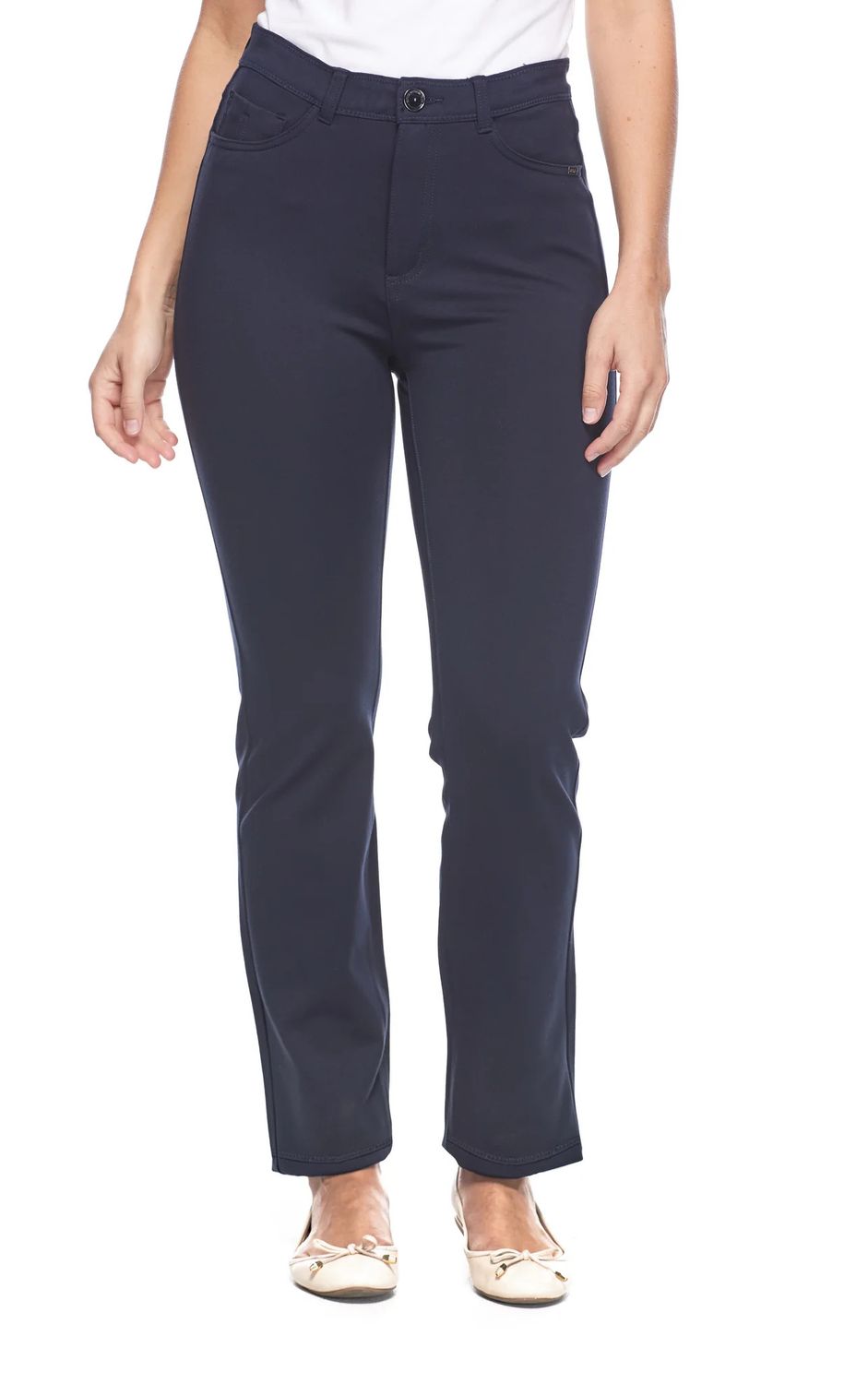 Petite Suzanne Straight Leg  8496396 (2 C olors), Color: Brown, Size: 4P