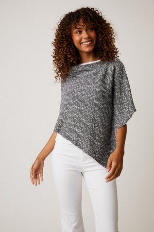 Melange Poncho 22267