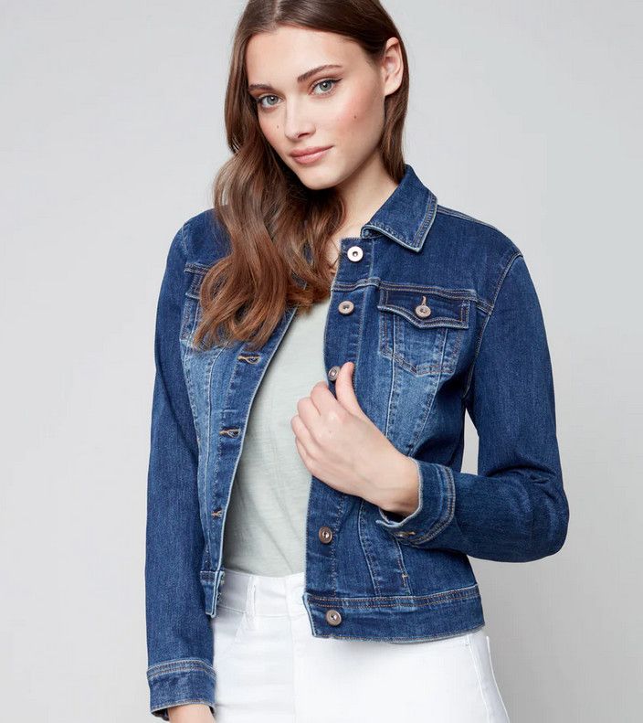 Stretch Denim Jacket C6302S-431A